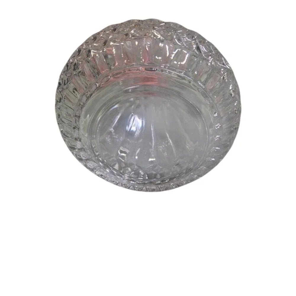 Vintage  Crystal D'Arques Wine Decanter with Stopper Diamond Pattern 9.5 Inch